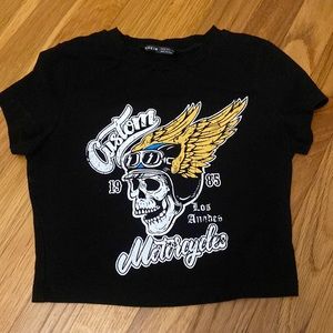 SHEIN Motorcycle Shirt